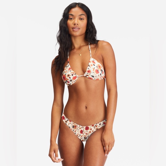 Billabong 🍉 Boho Swept Away Reversible Multi Way Tri Bikini Top | Tropic Bottoms - Picture 3 of 16